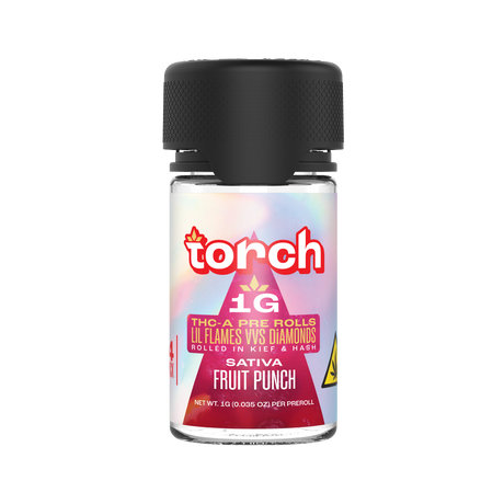 TORCH Lil Flames VVS Diamonds THCA Dog Walker Pre-rolls 4G
