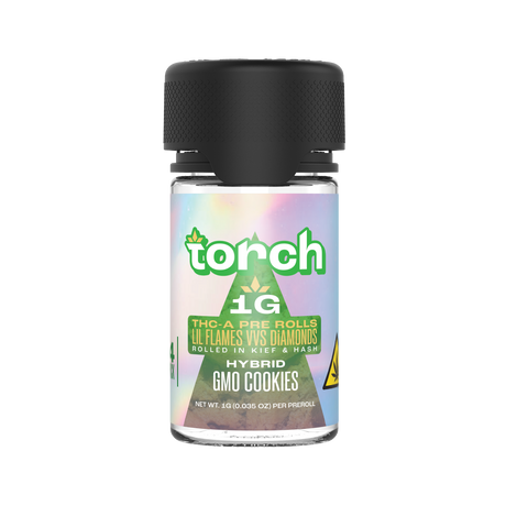 TORCH Lil Flames VVS Diamonds THCA Dog Walker Pre-rolls 4G