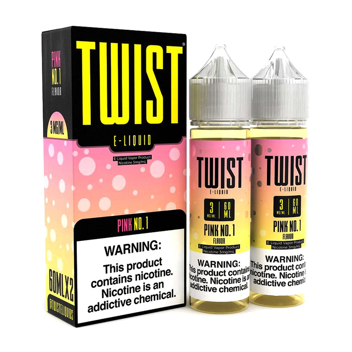 Twist E-Liquid 120mL - Pink No.1 (Pink Punch Lemonade)