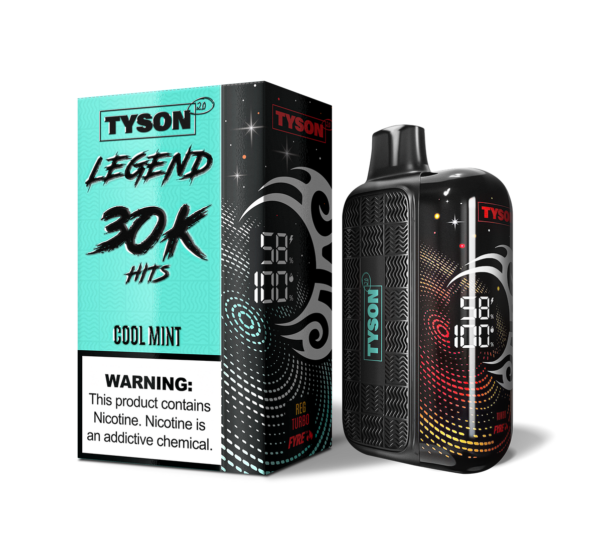 Tyson 2.0 Legend 30K Rechargeable Disposable Device - 30000 Puffs
