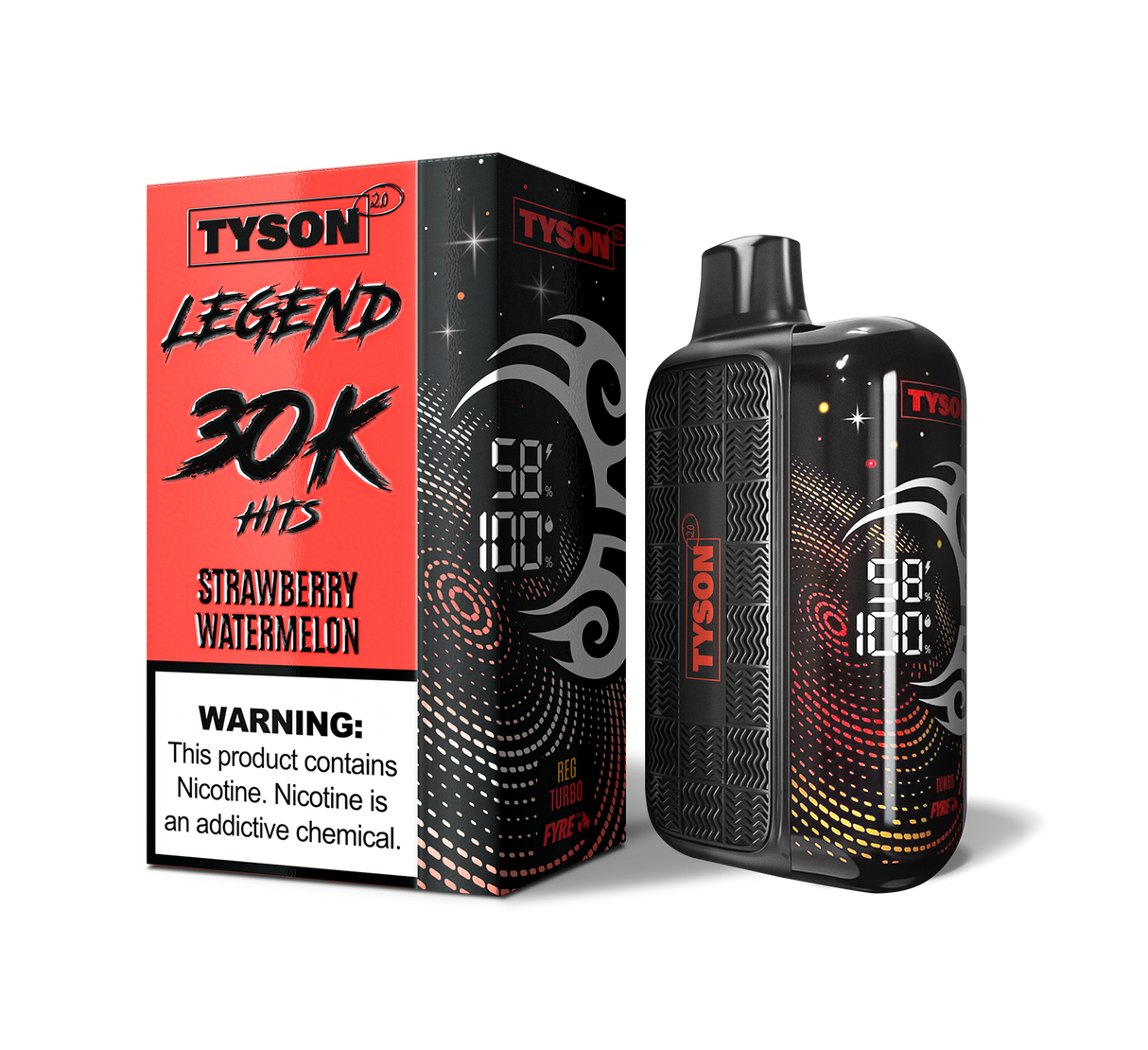 Tyson 2.0 Legend 30K Rechargeable Disposable Device - 30000 Puffs