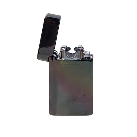 USB Rechargeable Windproof Flameless Electric Plasma Dual Arc Lighter with Gift Box