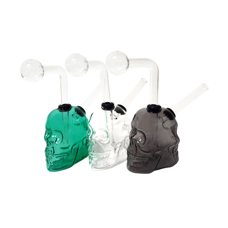 3.5" Double Skull Face Oil Burner Water Pipe Unishowinc 3.5" Double Skull Face Oil Burner Water Pipe