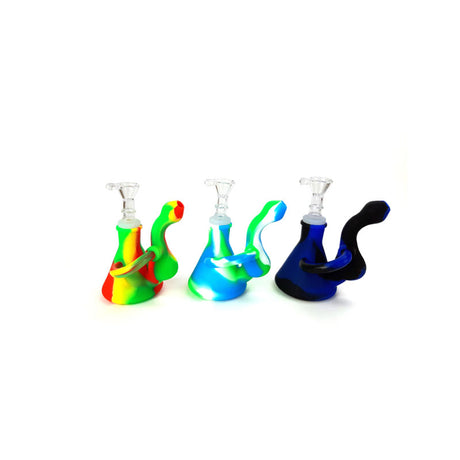 5″ Silicone Beaker Base Colored Smoking Bubbler Water Pipe Unishowinc 5″ Silicone Beaker Base Colored Smoking Bubbler Water Pipe