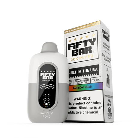 FIFTY BAR "White Series" 20K Puff Disposable Device - 20000 Puffs