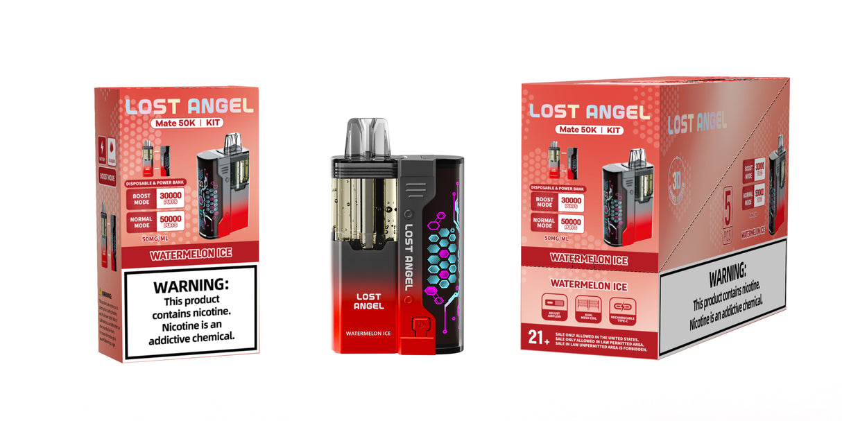 Lost Angel MATE 50K Disposable Device KIT – 50000 Puffs