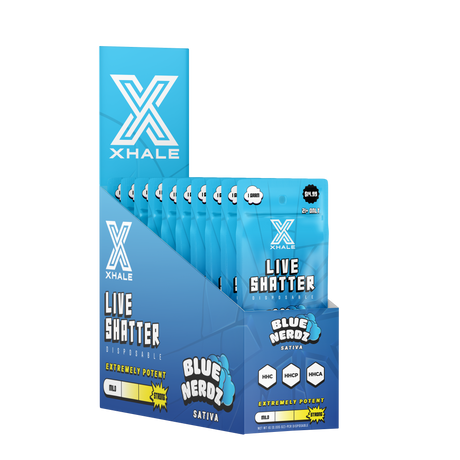 XHALE Live Shatter HHC HHCP HHCA Disposable 1G