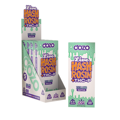 Dozo Live Hash Rosin + THC-P - 3.5g Disposable