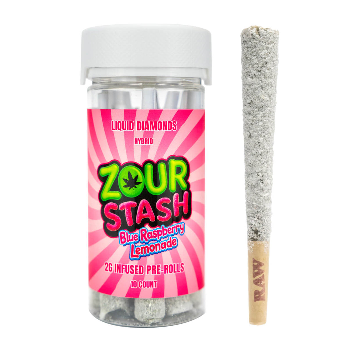 ZOUR STASH Liquid Diamonds Infused Pre-rolls 20G