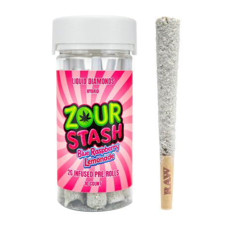 ZOUR STASH Liquid Diamonds Infused Pre-rolls 20G