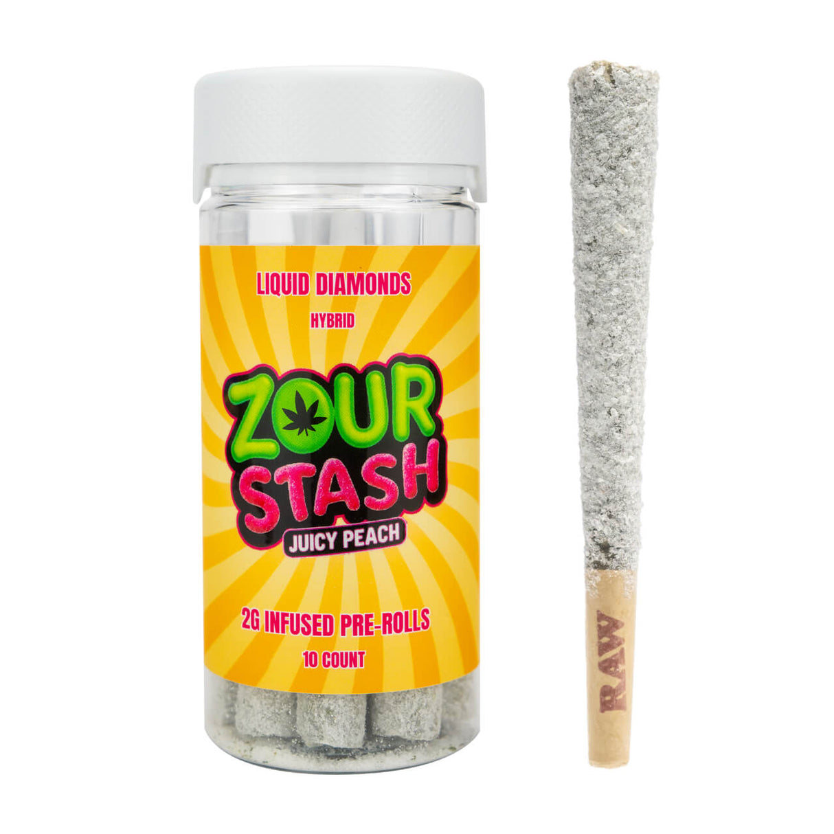 ZOUR STASH Liquid Diamonds Infused Pre-rolls 20G