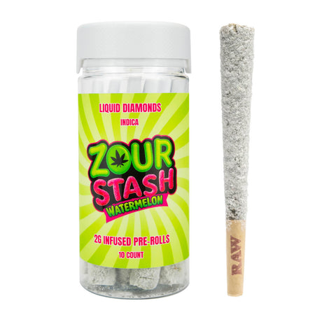 ZOUR STASH Liquid Diamonds Infused Pre-rolls 20G