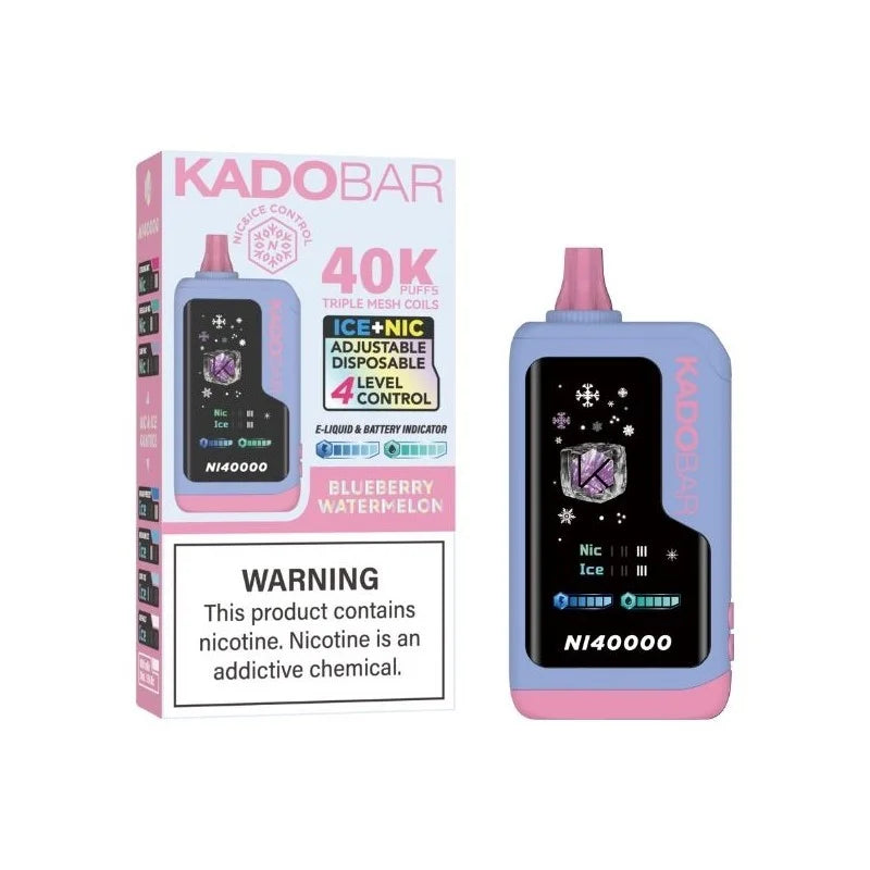 Kado Bar NI40000 – 40,000 Puffs, Adjustable Nicotine & Ice