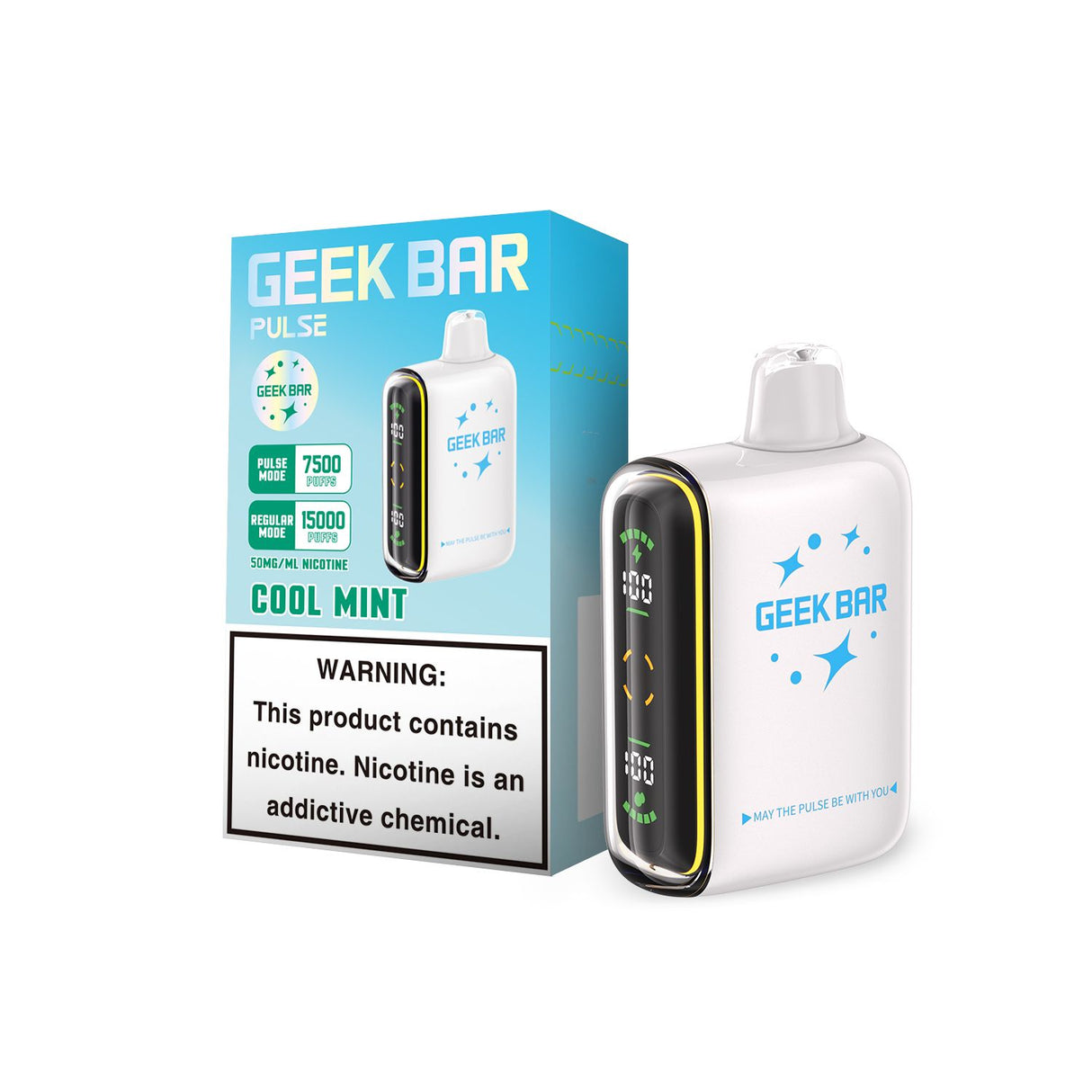 Geek Bar Pulse 15000 Disposable Device – 15000 Puffs (2 Box per Flavor Max Limit)