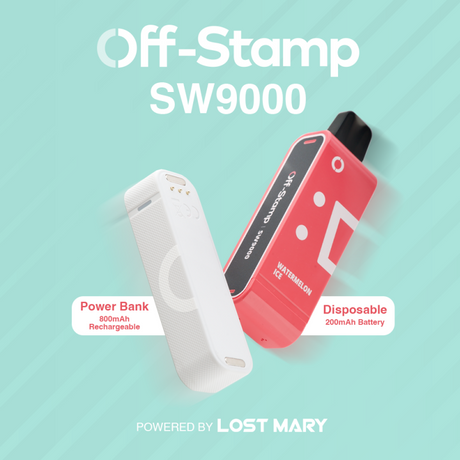 Off-Stamp SW9000 Disposable Kit Powered by LOST MARY – 9000 Puffs Off-Stamp Off-Stamp SW9000 Disposable Kit Powered by LOST MARY – 9000 Puffs