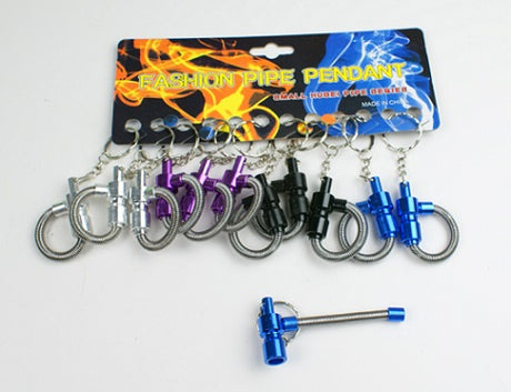Mini spring key chain pipe 1/dz Unishowinc Mini spring key chain pipe 1/dz