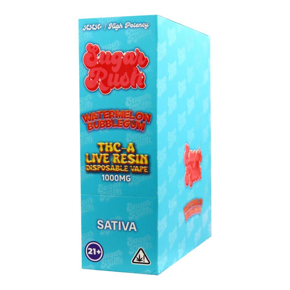 Sugar Rush THC-A Live Resin 1g Disposable Device