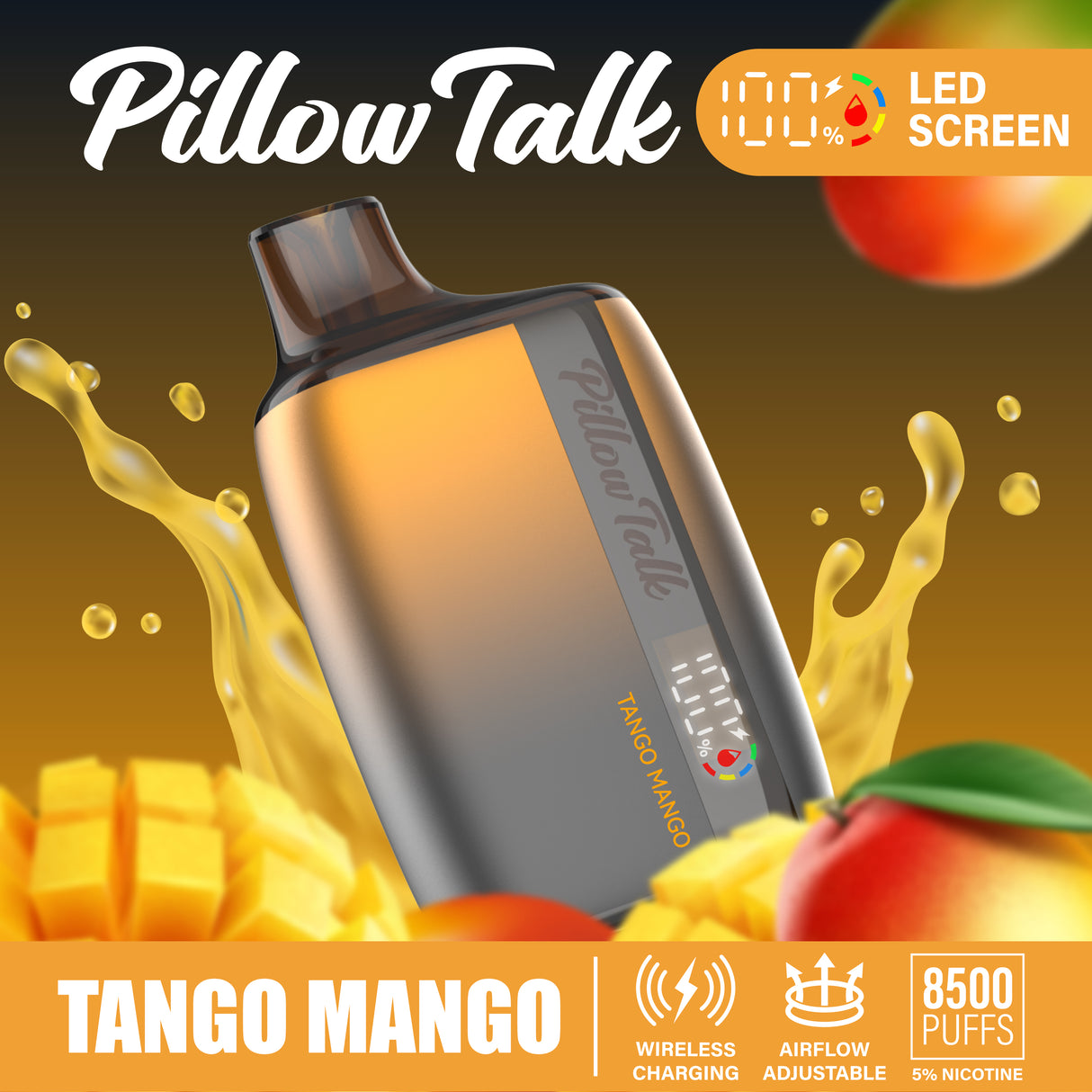 Pillow Talk Rechargeable Disposable Device - 8500 Puffs Pillow Talk Pillow Talk Rechargeable Disposable Device - 8500 Puffs