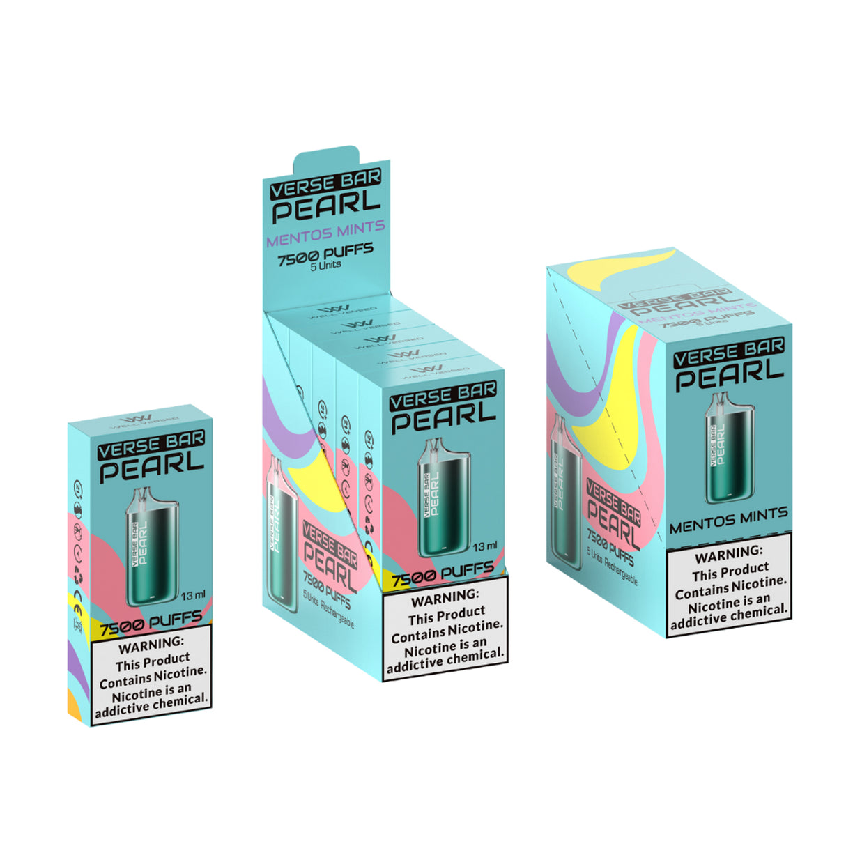 Verse Bar Pearl Rechargeable Disposable Device – 7500 Puffs VERSE BAR Verse Bar Pearl Rechargeable Disposable Device – 7500 Puffs