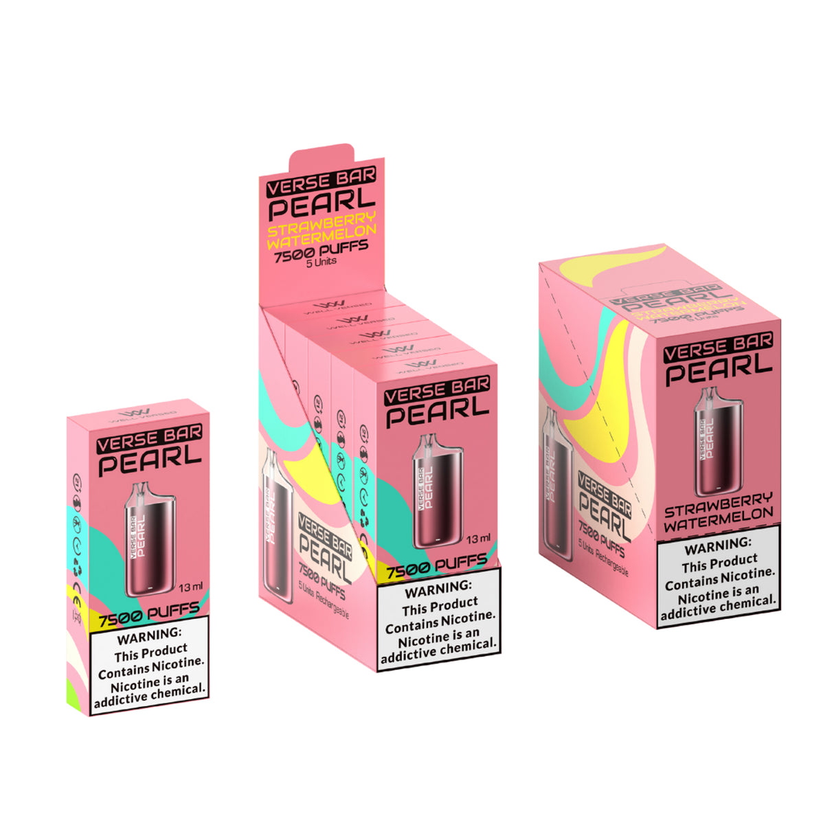 Verse Bar Pearl Rechargeable Disposable Device – 7500 Puffs VERSE BAR Verse Bar Pearl Rechargeable Disposable Device – 7500 Puffs