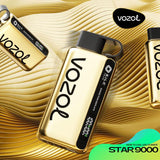 Vozol STAR 9000 Limited "Gold" Edition Disposable Vape - 9000 Puffs [BUY 5 BOX GET 1 BOX FREE]
