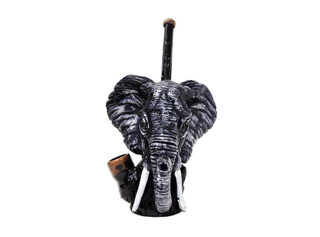 6.5″ Hand Crafted Big Head Elephant Style Resin Smoking Pipe Unishowinc 6.5″ Hand Crafted Big Head Elephant Style Resin Smoking Pipe