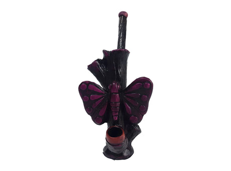 7" Hand Crafted Butterfly Style Resin Smoking Pipe Unishowinc 7" Hand Crafted Butterfly Style Resin Smoking Pipe