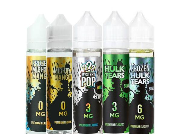 Mighty Vapors Premium E-Juice - Hulk Tears/Frozen Hulk Tears/Mighty Mango Mighty Vapors Hulk Tears/ Mighty Vapors 60mL Premium E-Juice