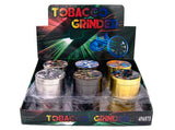 52mm 4-Part Top Marble Style Tobacco Grinder Unishowinc 52mm 4-Part Top Marble Style Tobacco Grinder