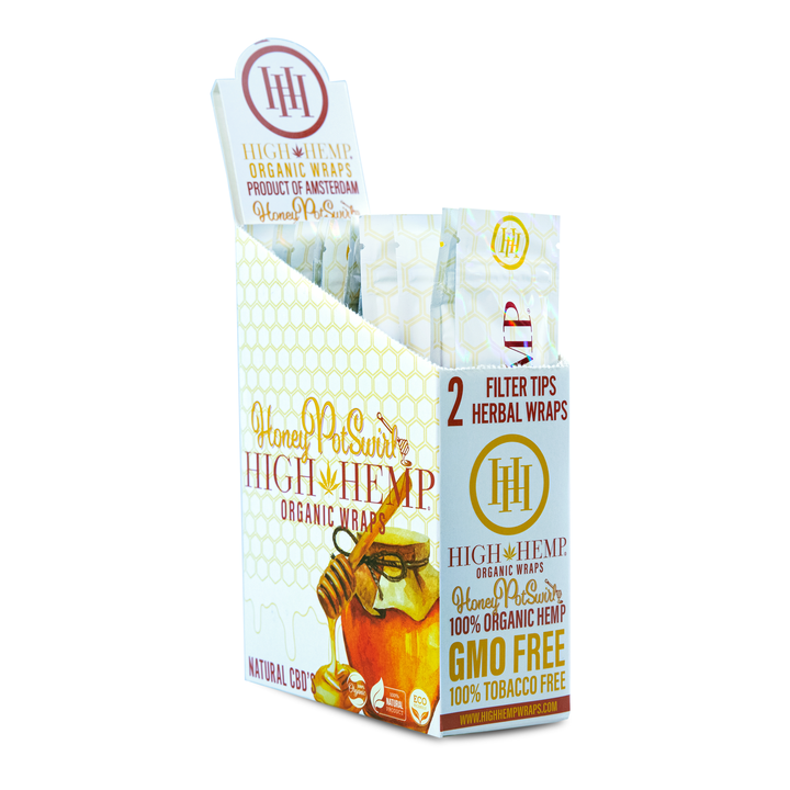 High Hemp Organic Wraps (25packs/Box) High Hemp High Hemp Organic Wraps (25packs/Box)
