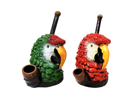 5″ Hand Crafted Macaw Style Resin Smoking Pipe Unishowinc 5″ Hand Crafted Macaw Style Resin Smoking Pipe