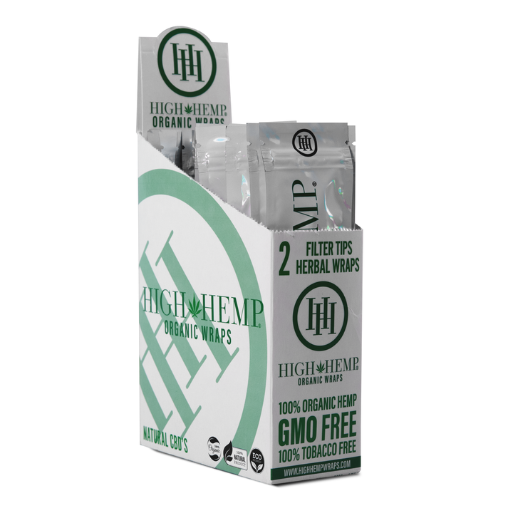 High Hemp Organic Wraps (25packs/Box) High Hemp High Hemp Organic Wraps (25packs/Box)