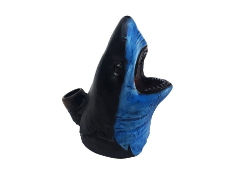 4.25" Hand Crafted Shark Head Style Resin Smoking Pipe Unishowinc 4.25" Hand Crafted Shark Head Style Resin Smoking Pipe