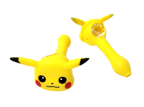 4.5″ Silicone Pikachu Hand Pipe Unishowinc 4.5" Silicone Pikachu Hand Pipe