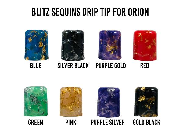 Blitz Sequins Orion Pod Drip Tip Blitz Blitz Sequins Orion Pod Drip Tip