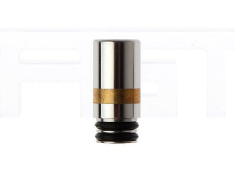Gold/Silver Stainless Steel 510 Drip Tip Unishowinc Gold/Silver Stainless Steel 510 Drip Tip